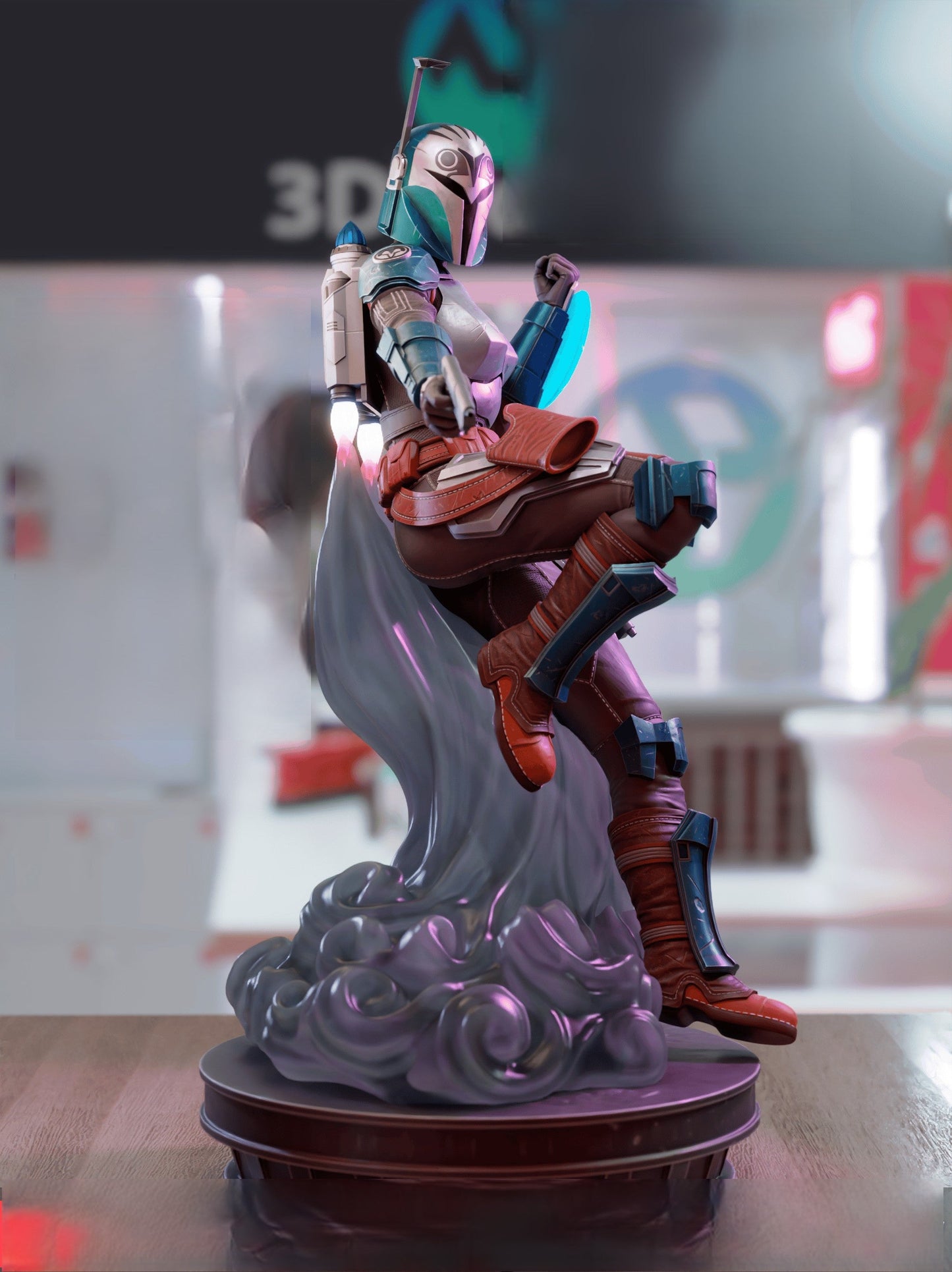 Bo-Katan Kryze NSFW - Star Wars: The Clone Wars - STL 3D Print Files