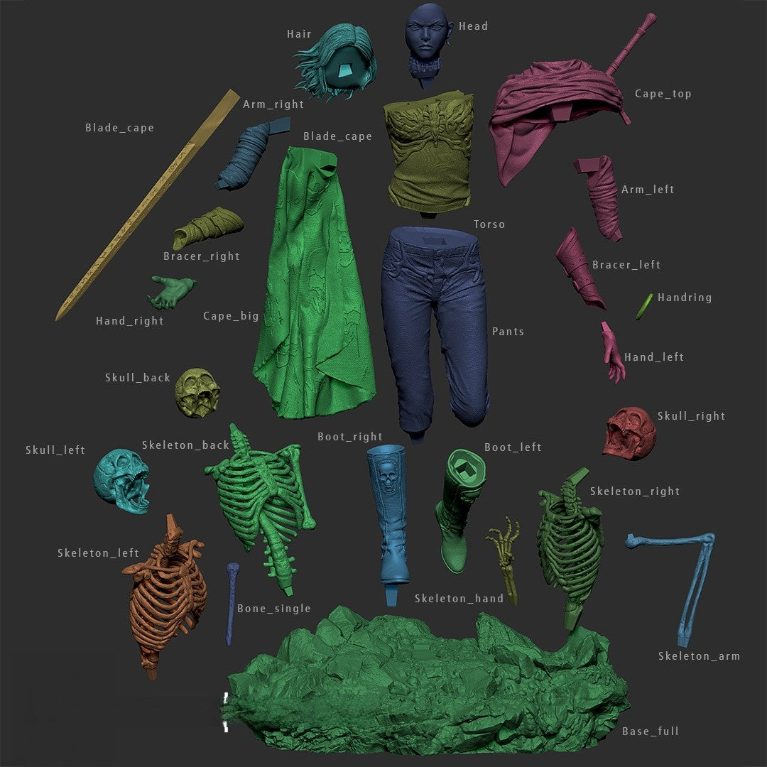 Harrow the Ninth - The Locked Tomb - STL 3D Print Files