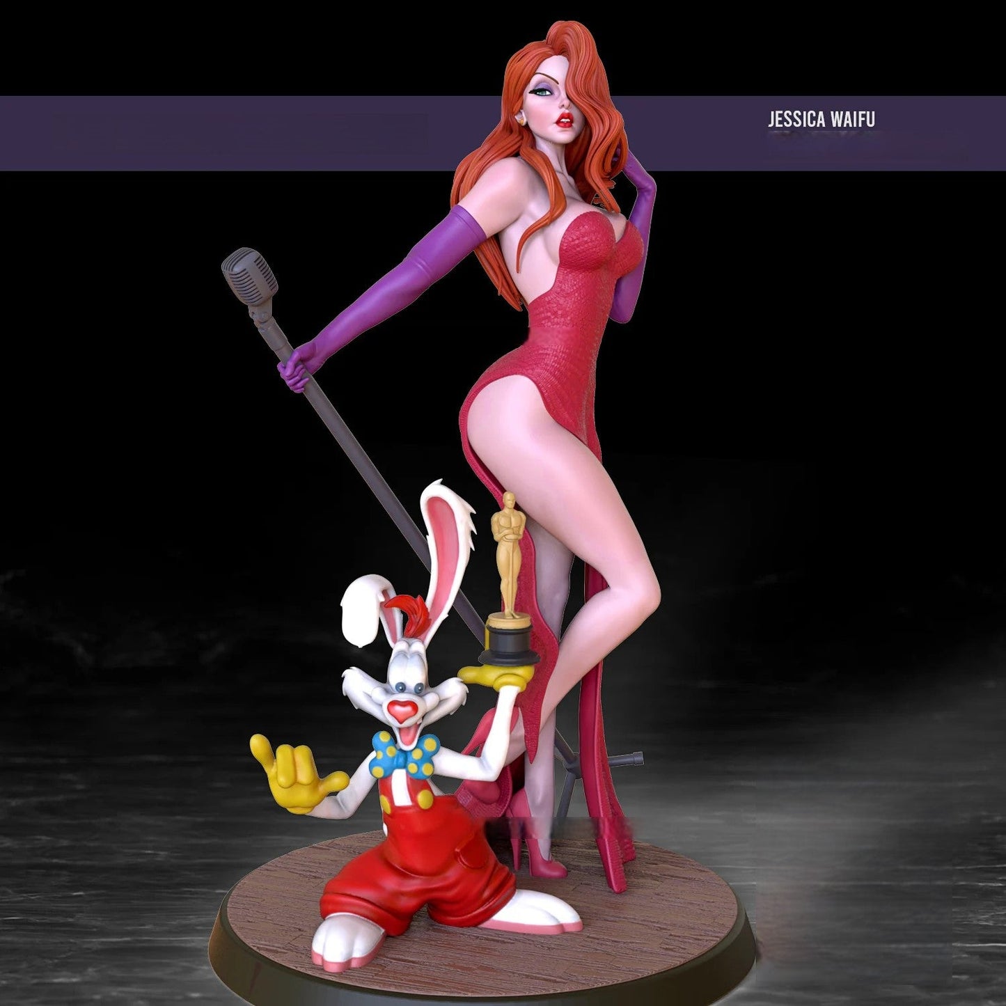 1615 Jessica Rabbit NSFW - STL 3D Print Files
