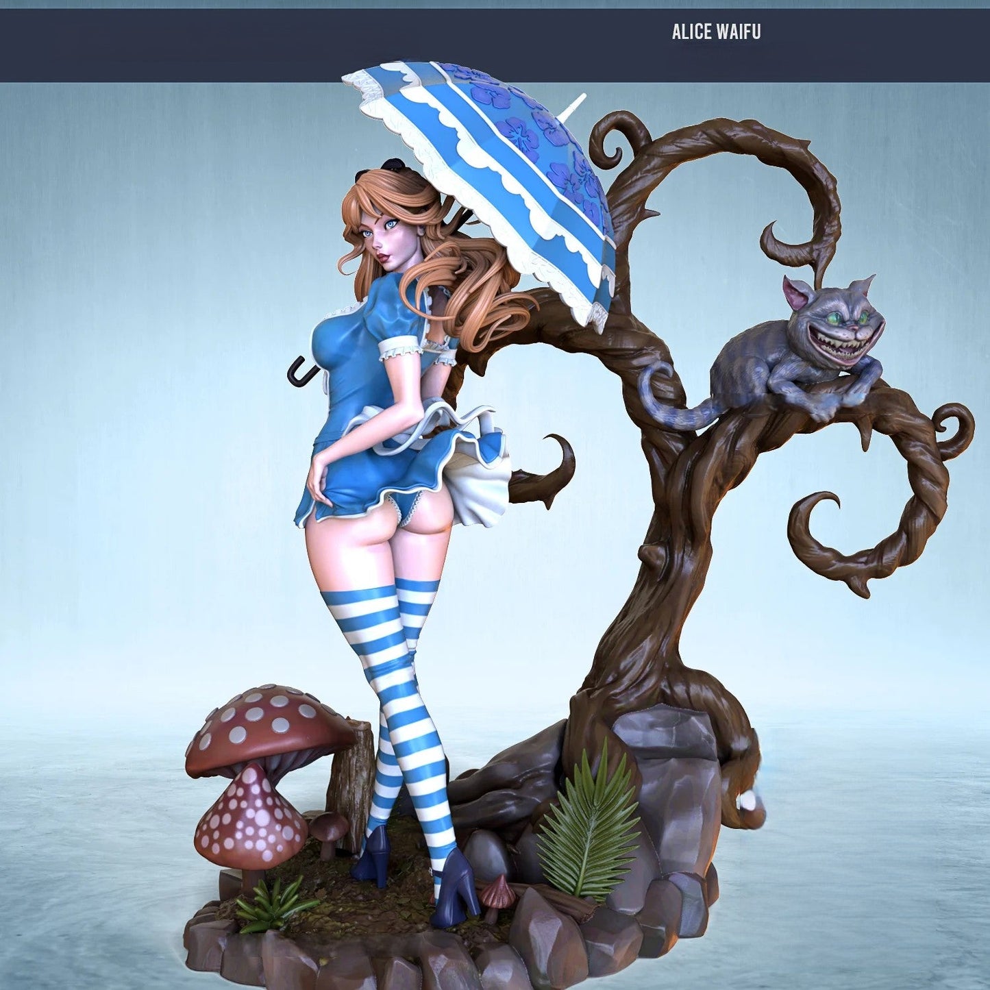 Alice Waifu NSFW - STL 3D Print Files