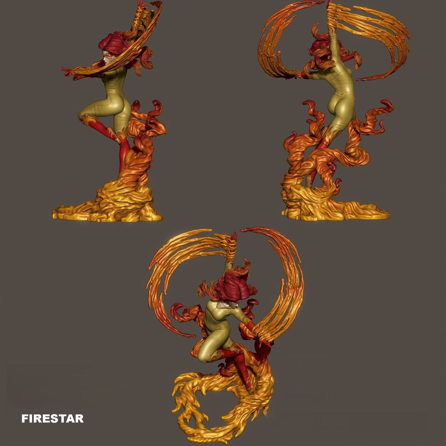 Firestar NSFW - X-men - STL 3d Print Files