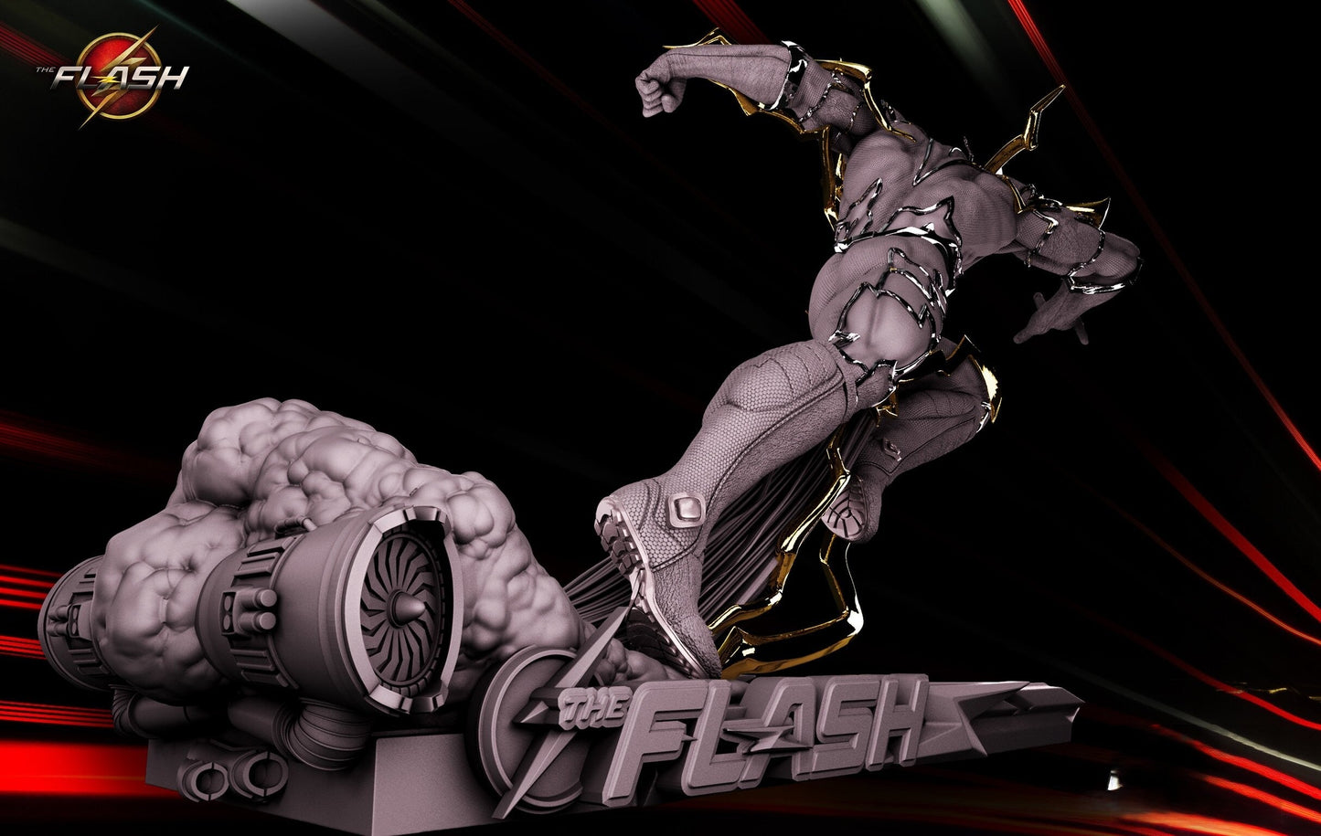 1352 The Flash - DC Comics - STL 3D Print Files
