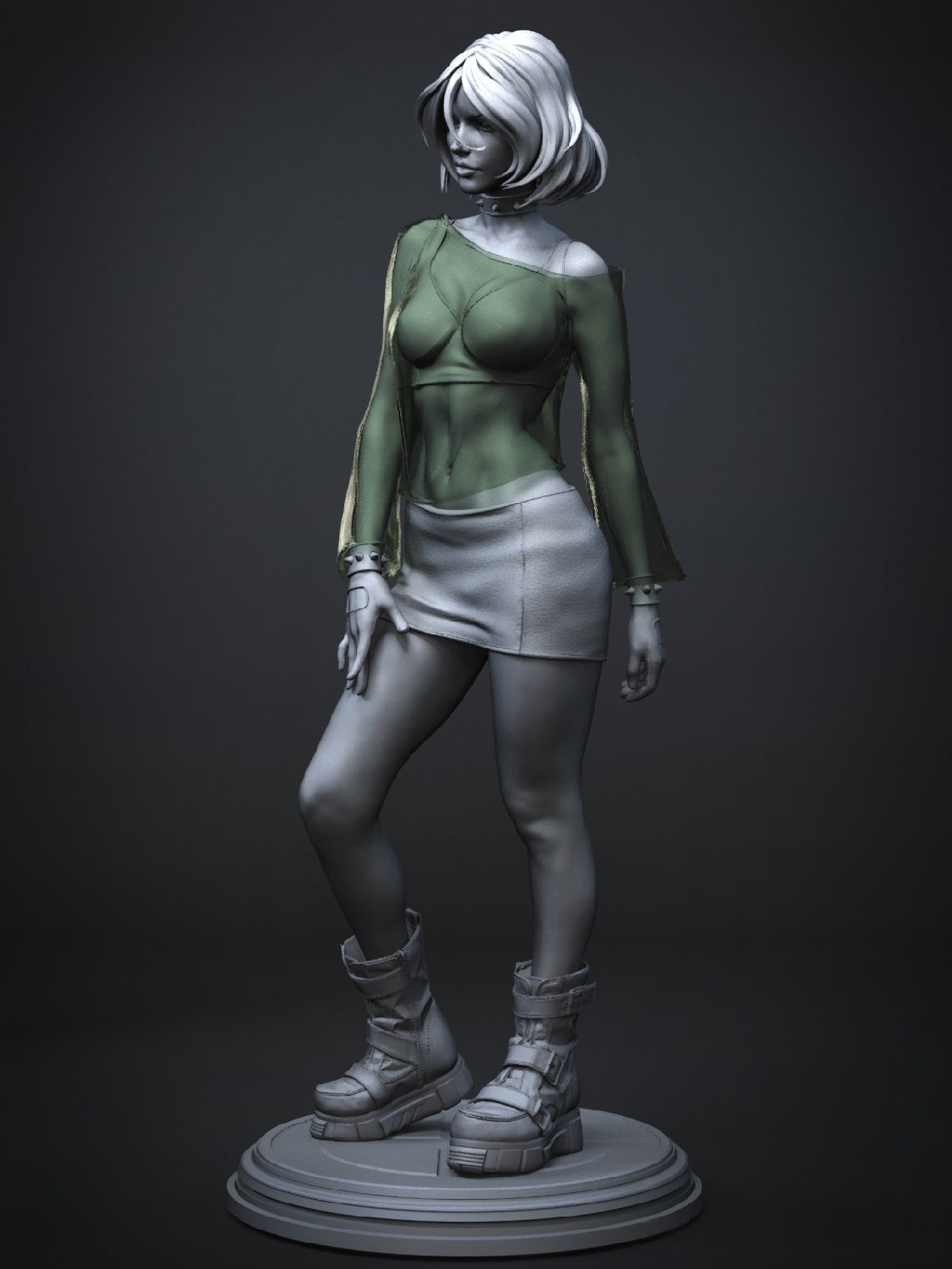 1296 Rogue - X-Men Evolution - STL 3D Print Files