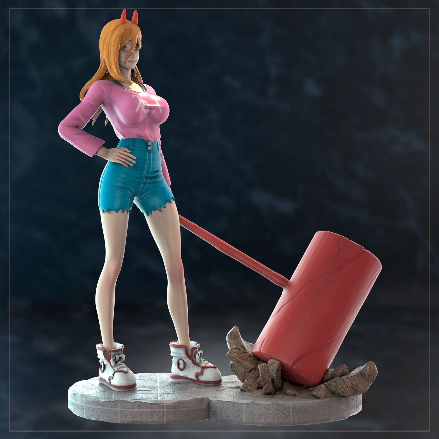 1297 Power NSFW - Chainsaw Man - STL 3D Print Files