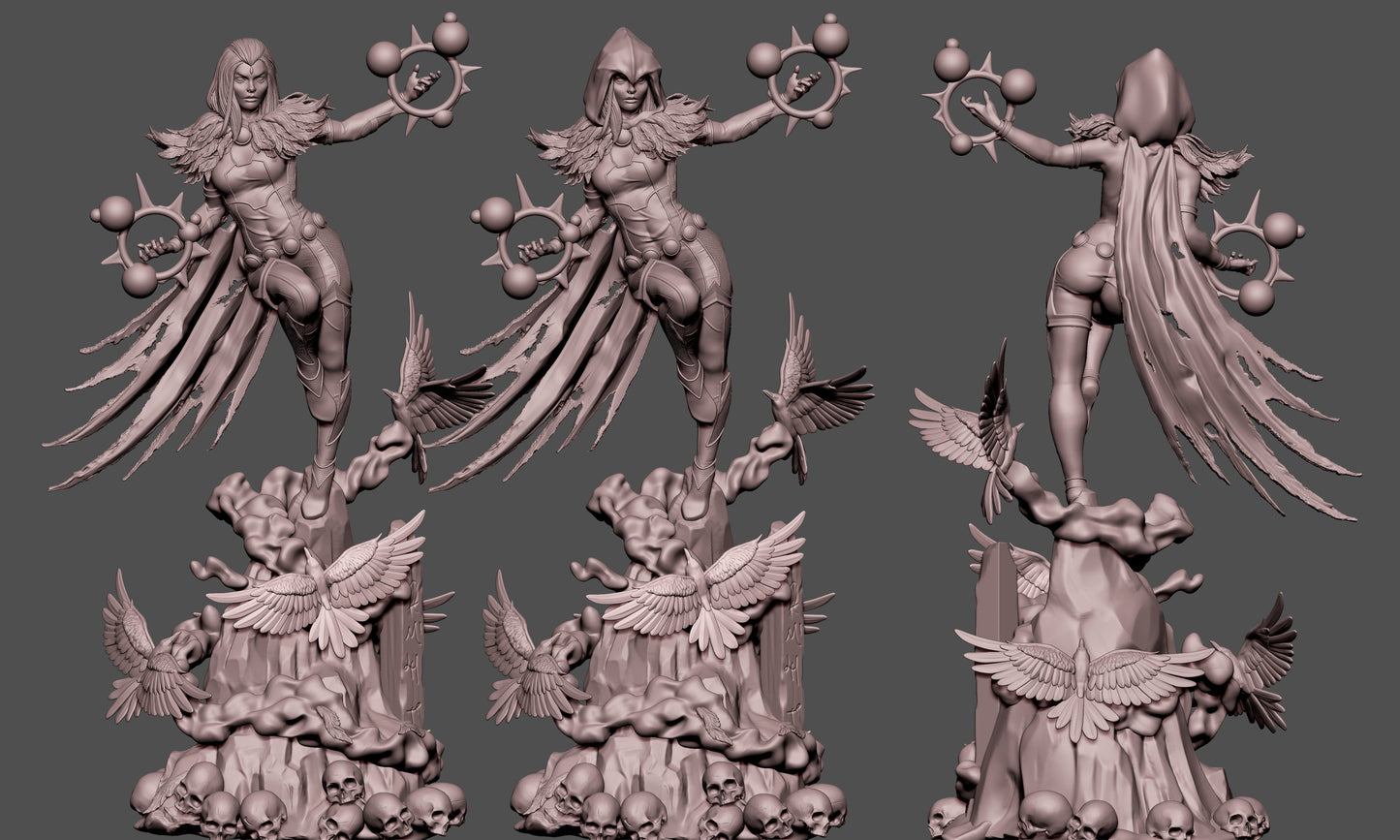 1328 Raven - DC Comics - STL 3D Print Files
