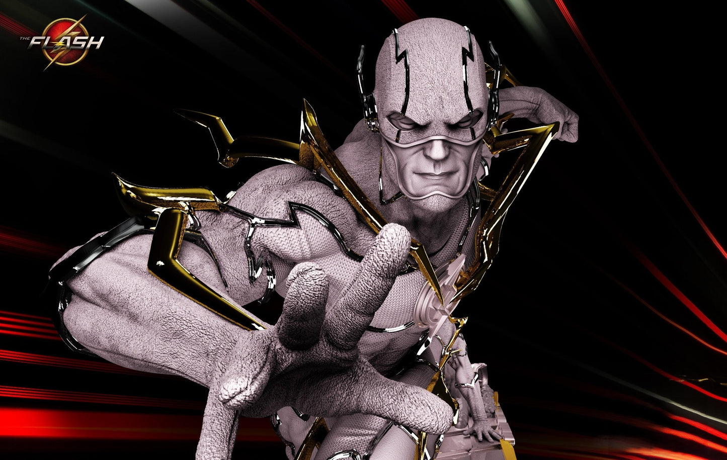 1352 The Flash - DC Comics - STL 3D Print Files