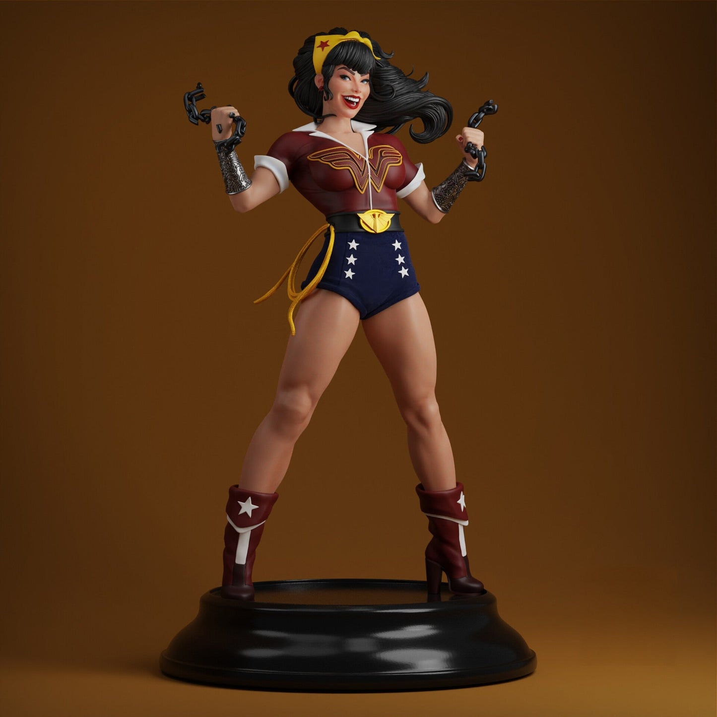 1339 Wonder Woman - DC Bombshells - Diana of Themyscira - STL 3D Print Files