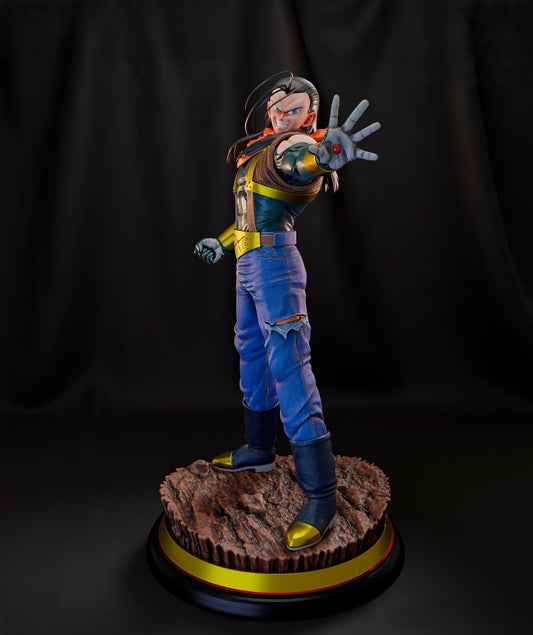 SUPER ANDROIDE 17 - DRAGON BALL - STL 3D Print Files