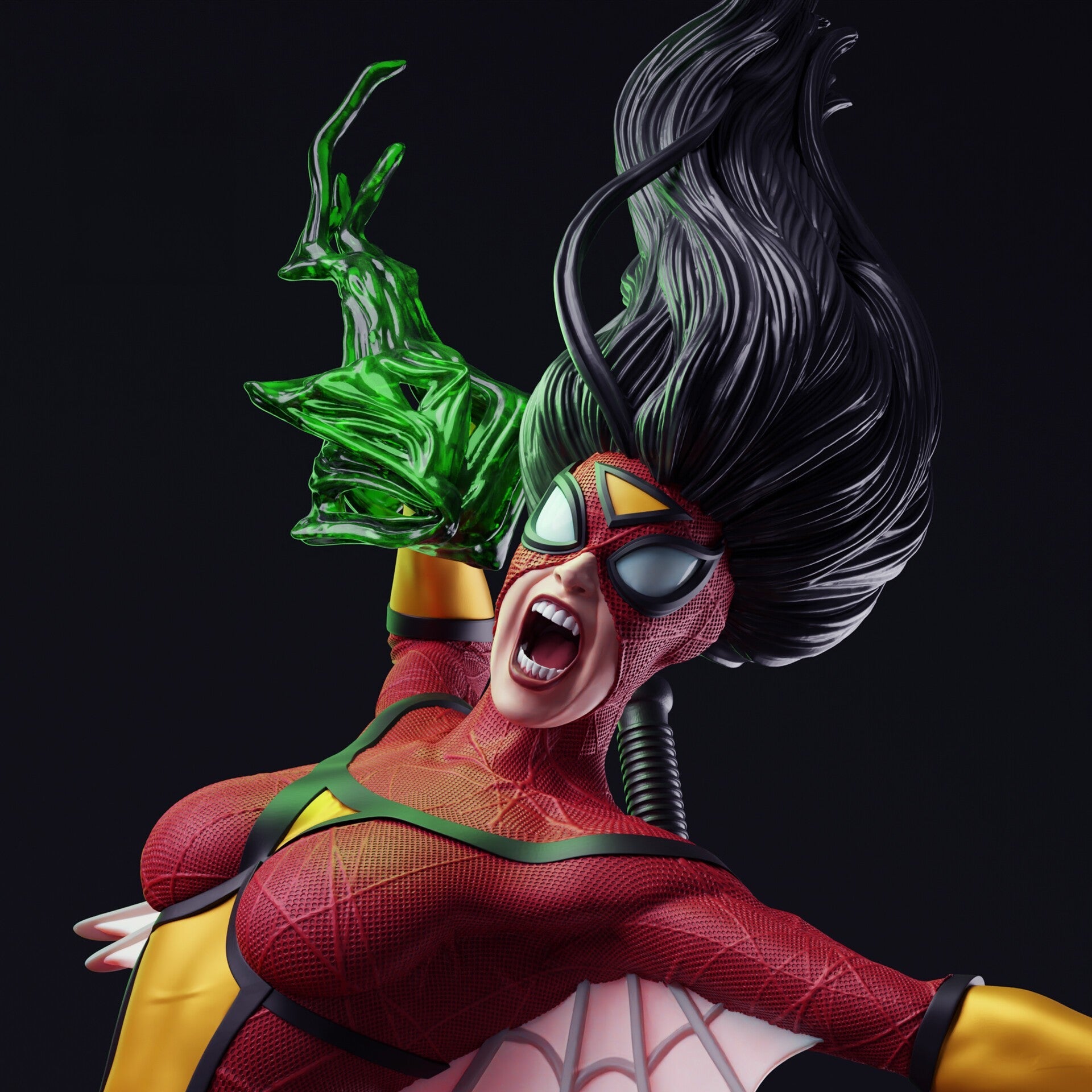 Spider Woman vs Skrull - Marvel Comics - STL 3D Print Files – My Stl