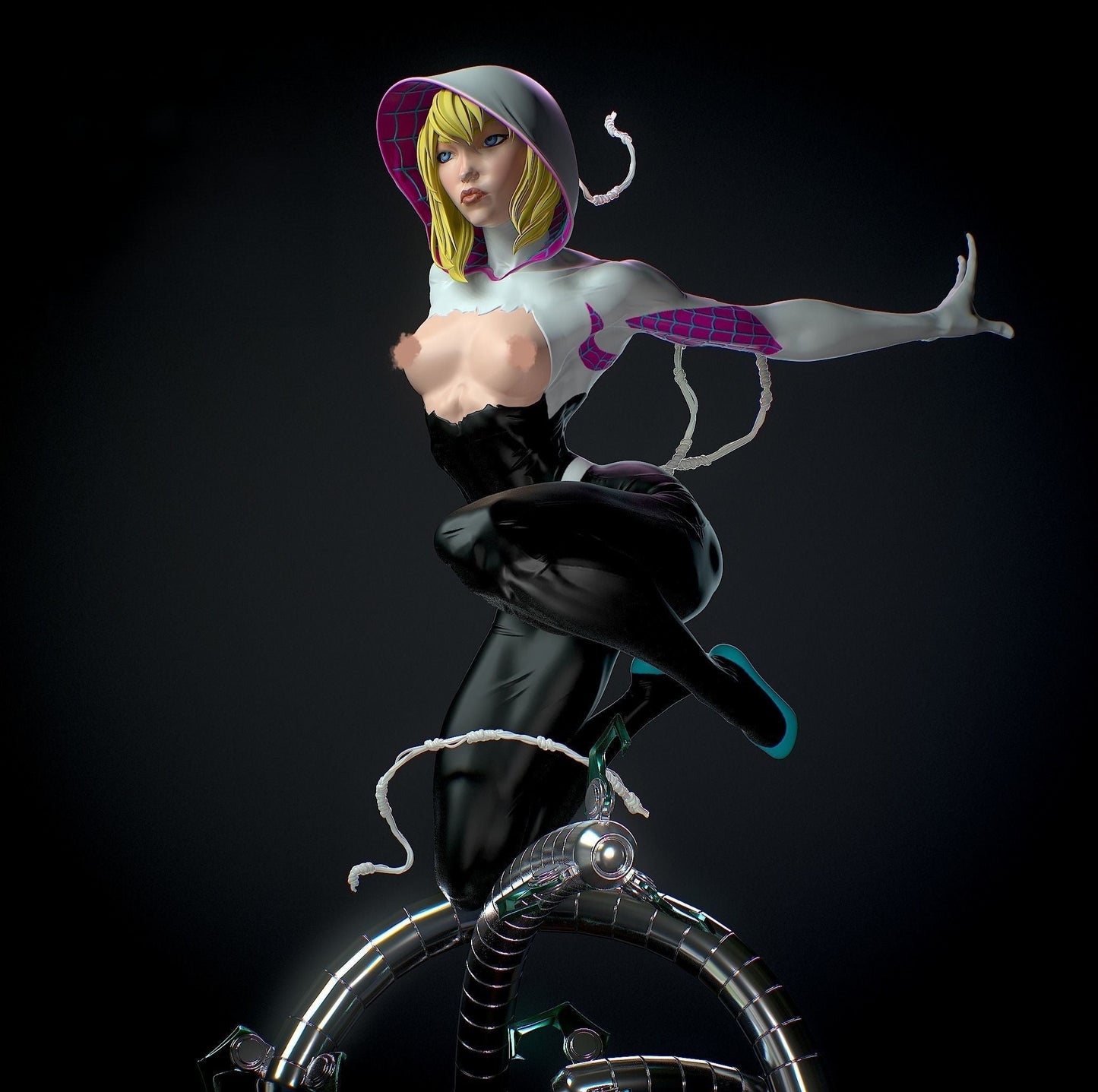1427 Spider Gwen NSFW - STL 3D Print Files