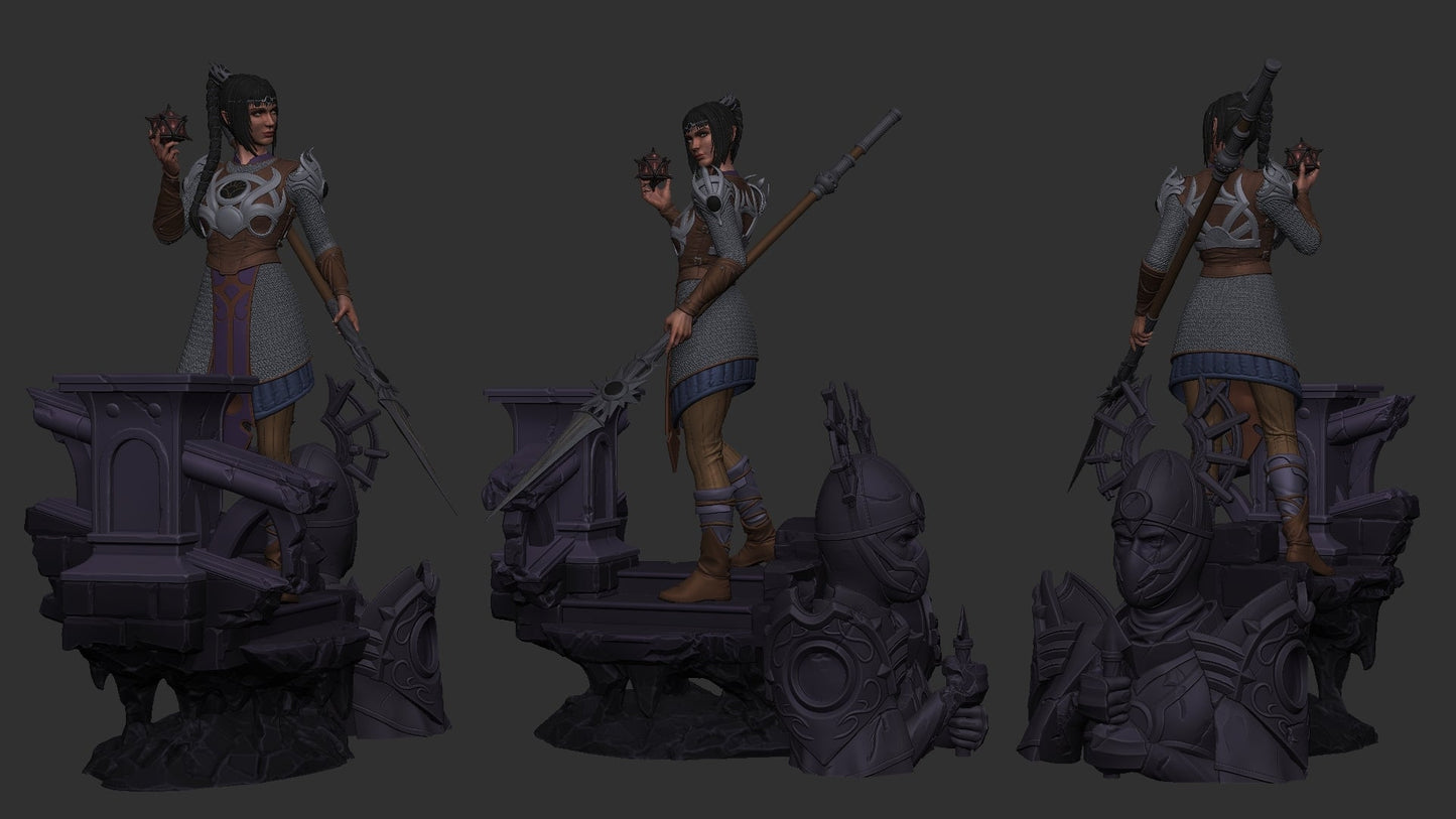 Shadowheart - Baldurs Gate 3 - STL 3D Print Files