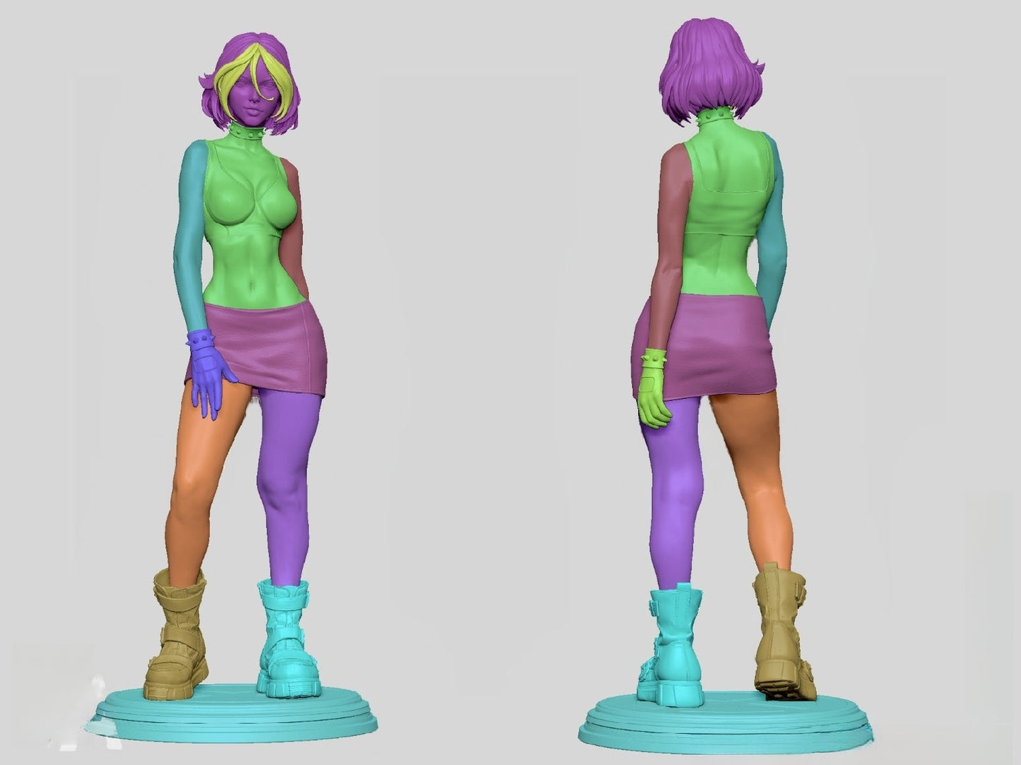 1296 Rogue - X-Men Evolution - STL 3D Print Files