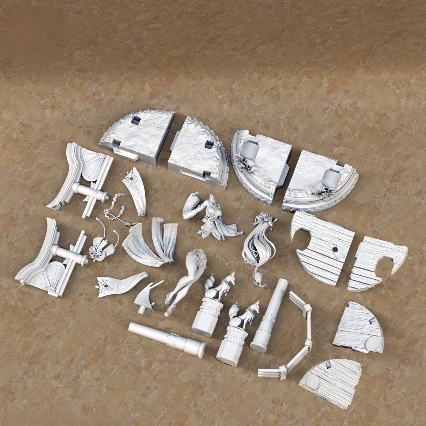 Yae Miko - Genshin Impact - STL 3D Print Files