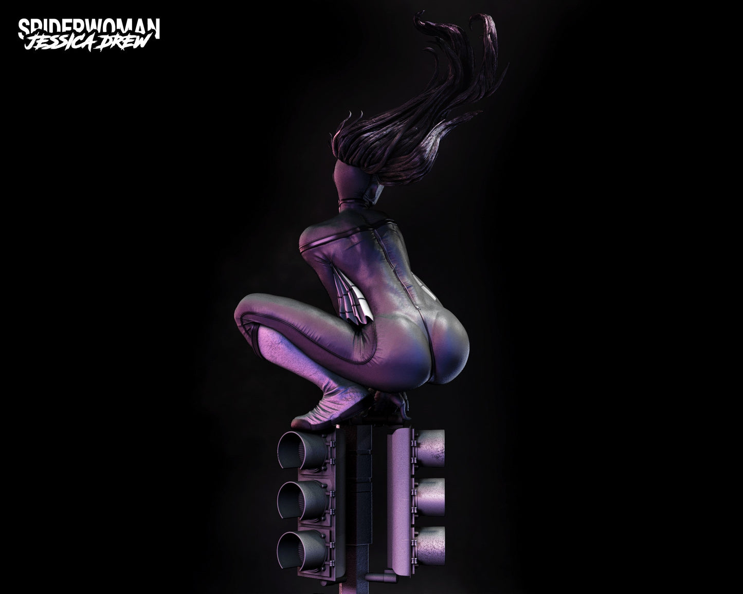 1317 Spider-Woman - Marvel Comics - STL 3D Print Files