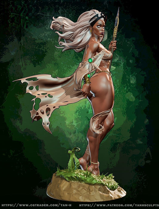 Storm NSFW Savage Land - X-men - STL 3D Print Files