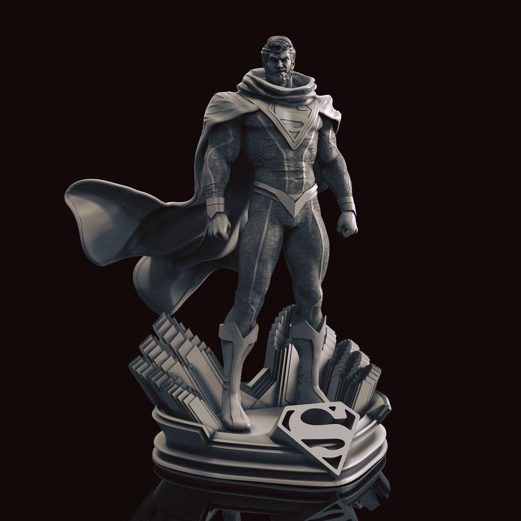 The Future Superman - DC Comics - STL 3D Print Files