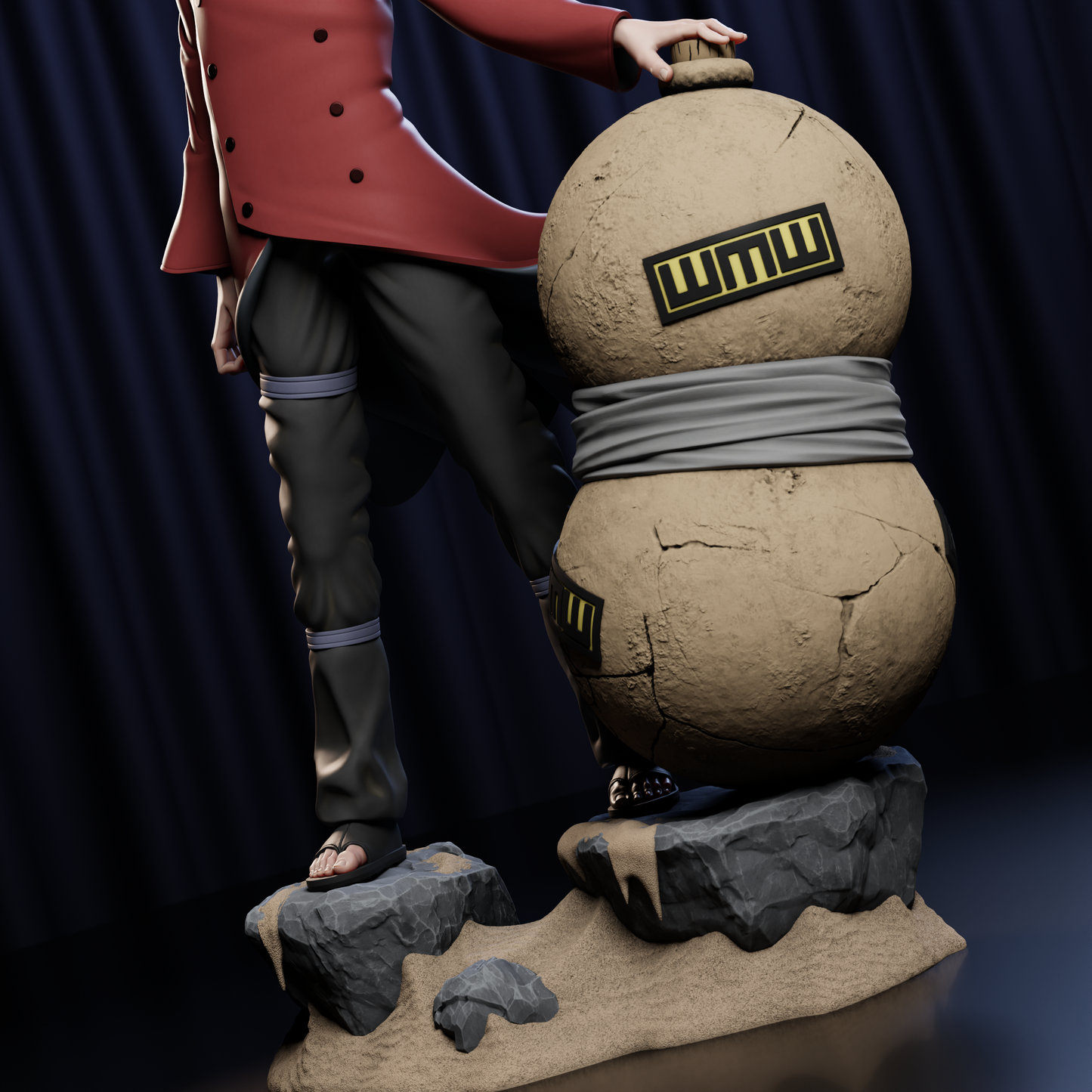 1300 GAARA - NARUTO - STL 3D Print Files