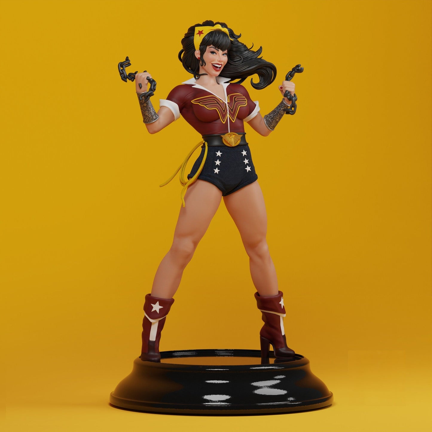 1339 Wonder Woman - DC Bombshells - Diana of Themyscira - STL 3D Print Files