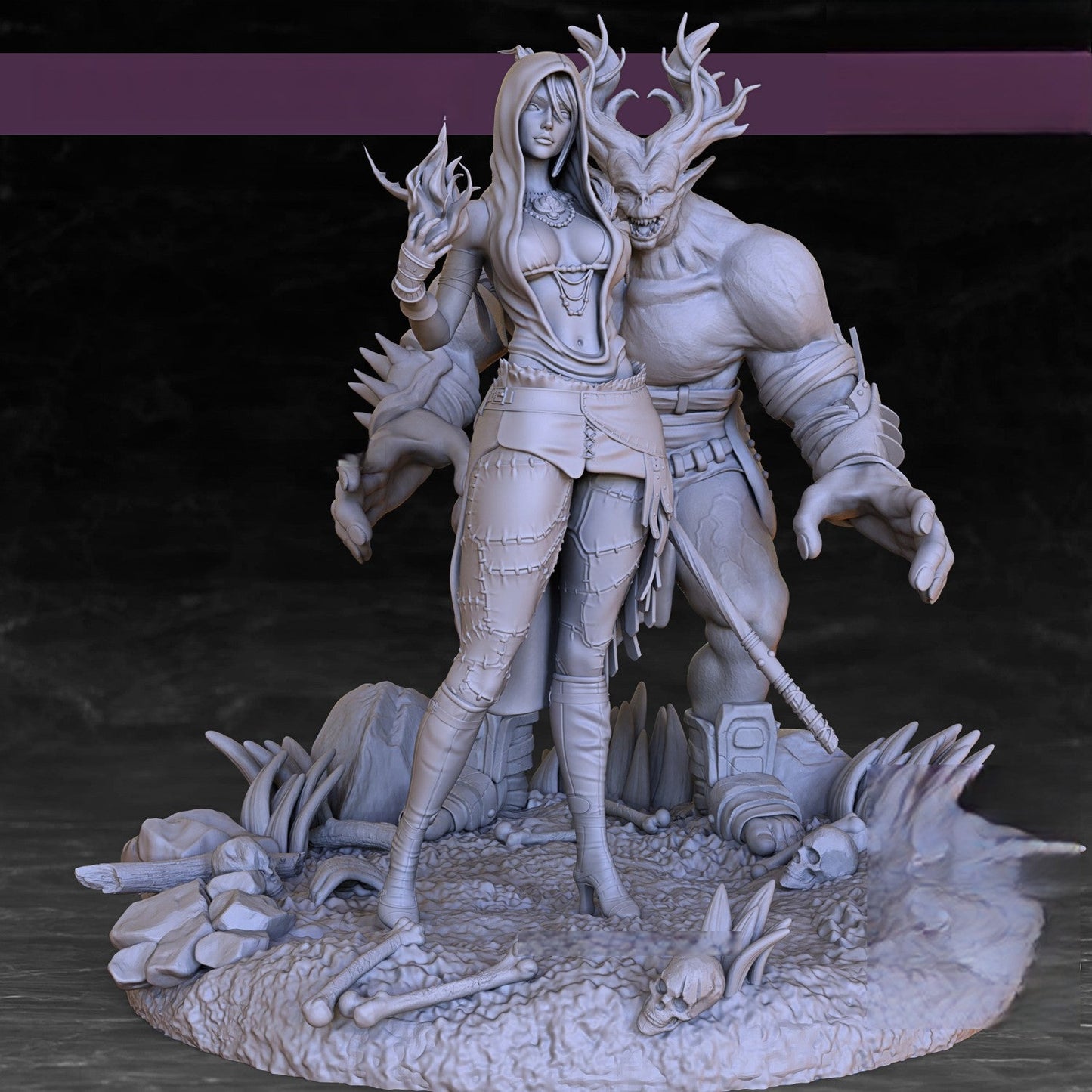 Morrigan NSFW - Dragon Age - STL 3D Print Files