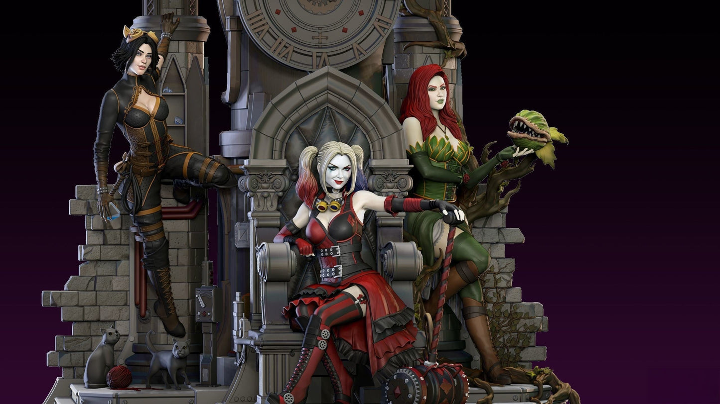 Gotham City Sirens - DC Comics - STL 3D Print Files