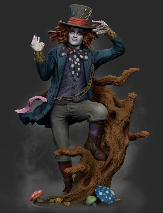 Mad Hatter - Alice in Wonderland - STL 3D Print Files