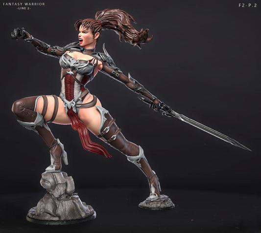 Fantasy Warrior - Astrith - STL 3D Print Files