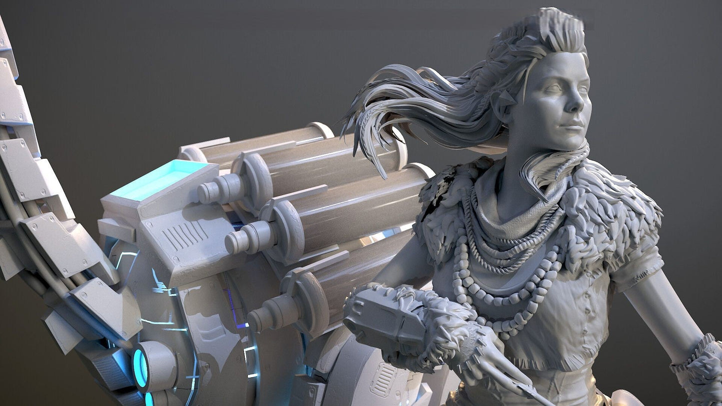 Aloy - Horizon Zero Dawn - STL 3D Print Files