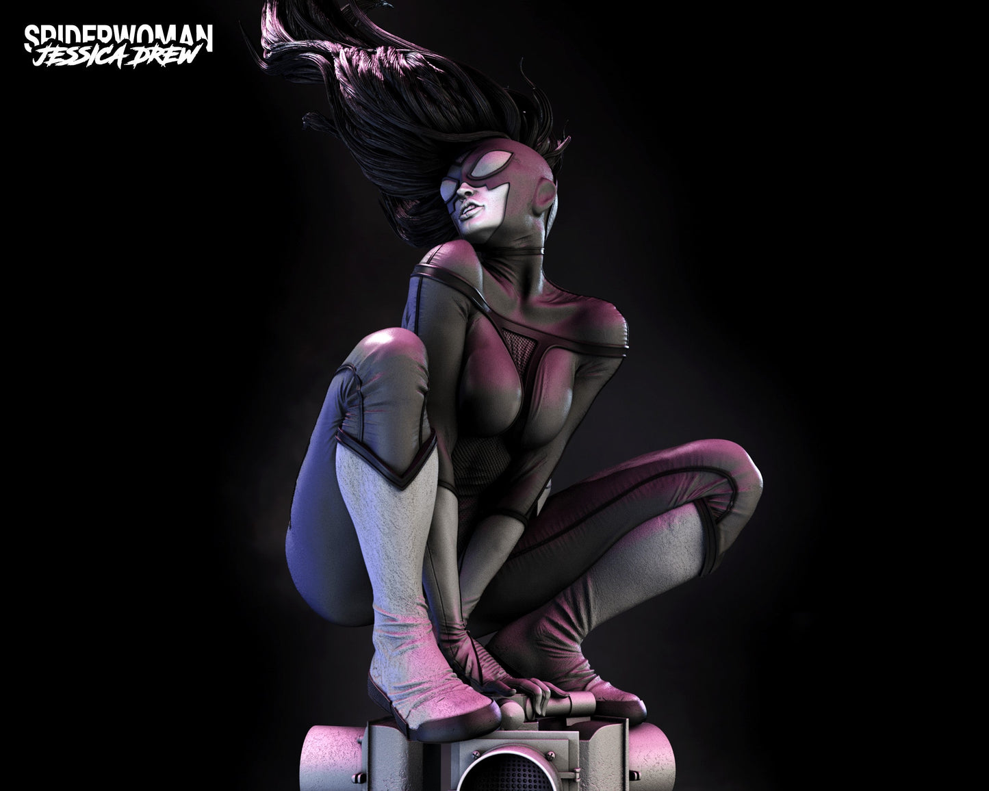 1317 Spider-Woman - Marvel Comics - STL 3D Print Files
