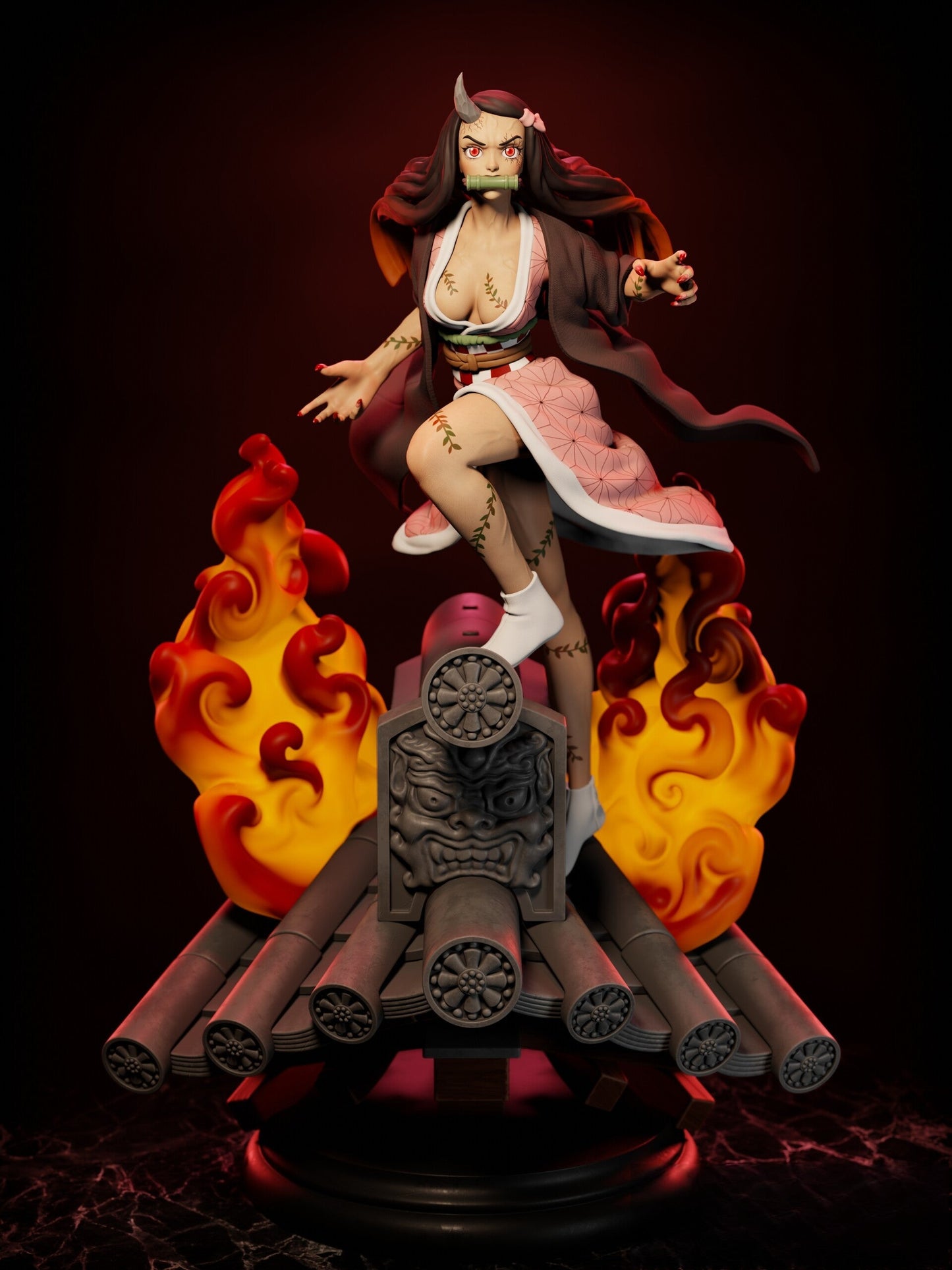 1340 Nezuko Kamado - Kimetsu no Yaiba - STL 3D Print Files