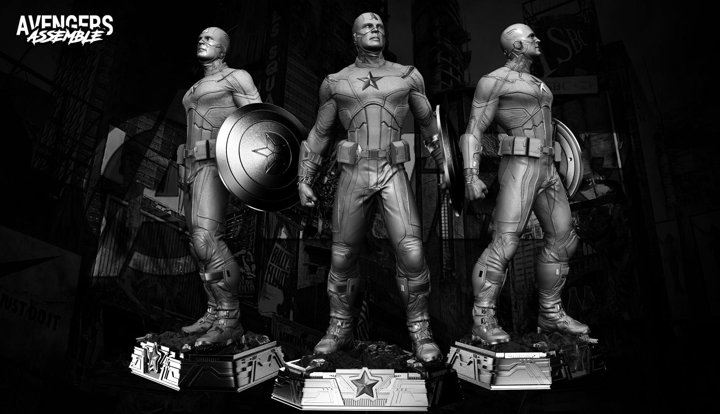 Captain America Avengers 2012 - STL 3D Print Files