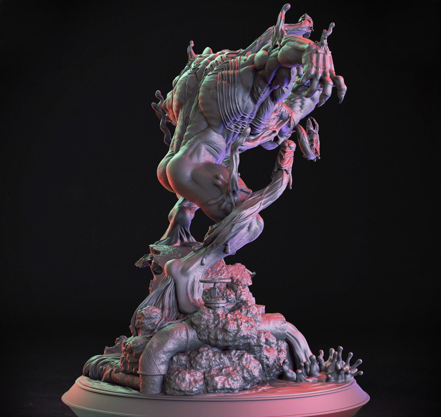1305 Venom vs Spiderman - Marvel Comics - STL 3D Print Files