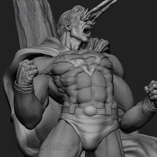 Superman Red Eyes - DC Comics - STL 3D Print Files