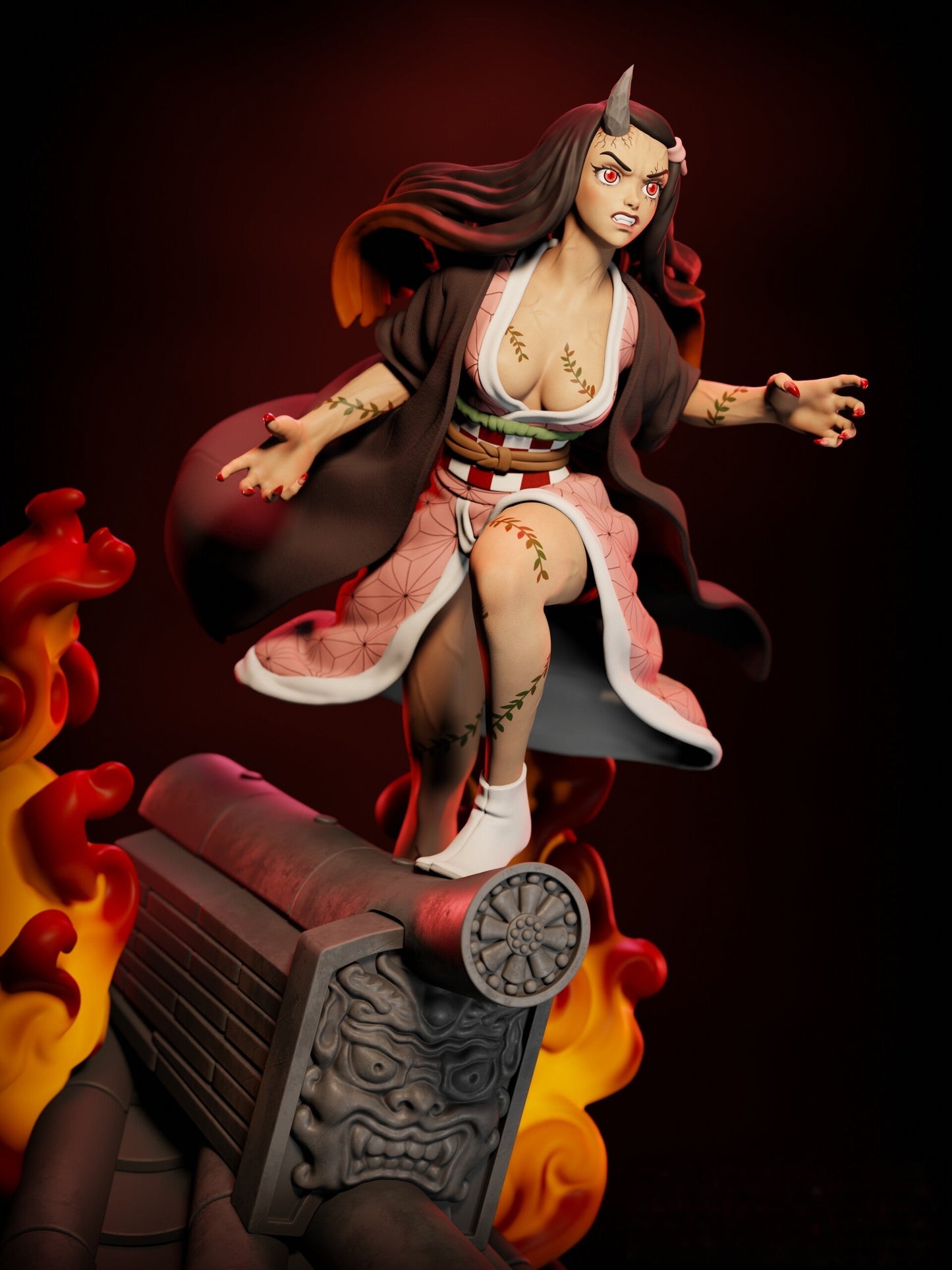 1340 Nezuko Kamado - Kimetsu no Yaiba - STL 3D Print Files
