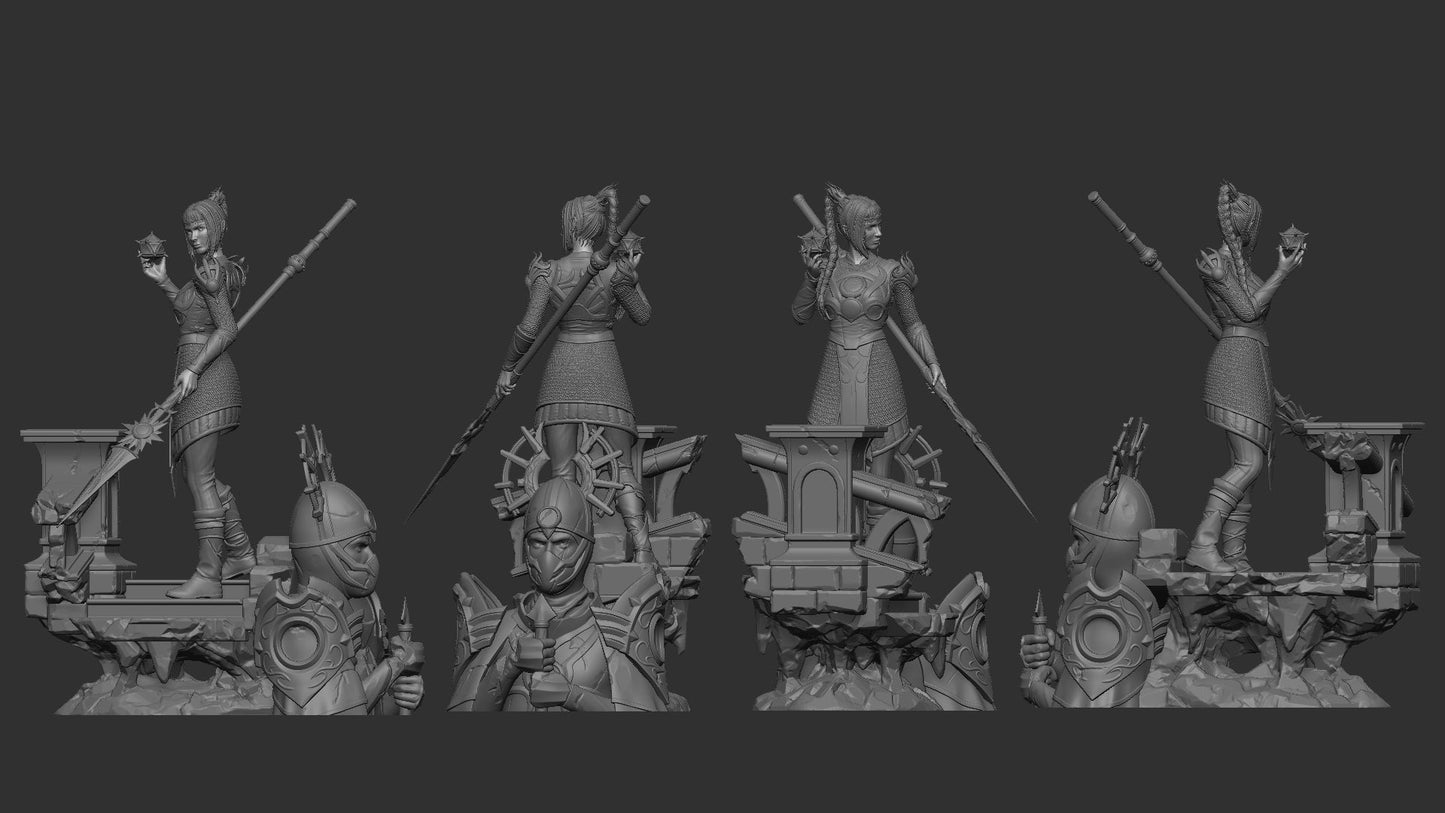 Shadowheart - Baldurs Gate 3 - STL 3D Print Files