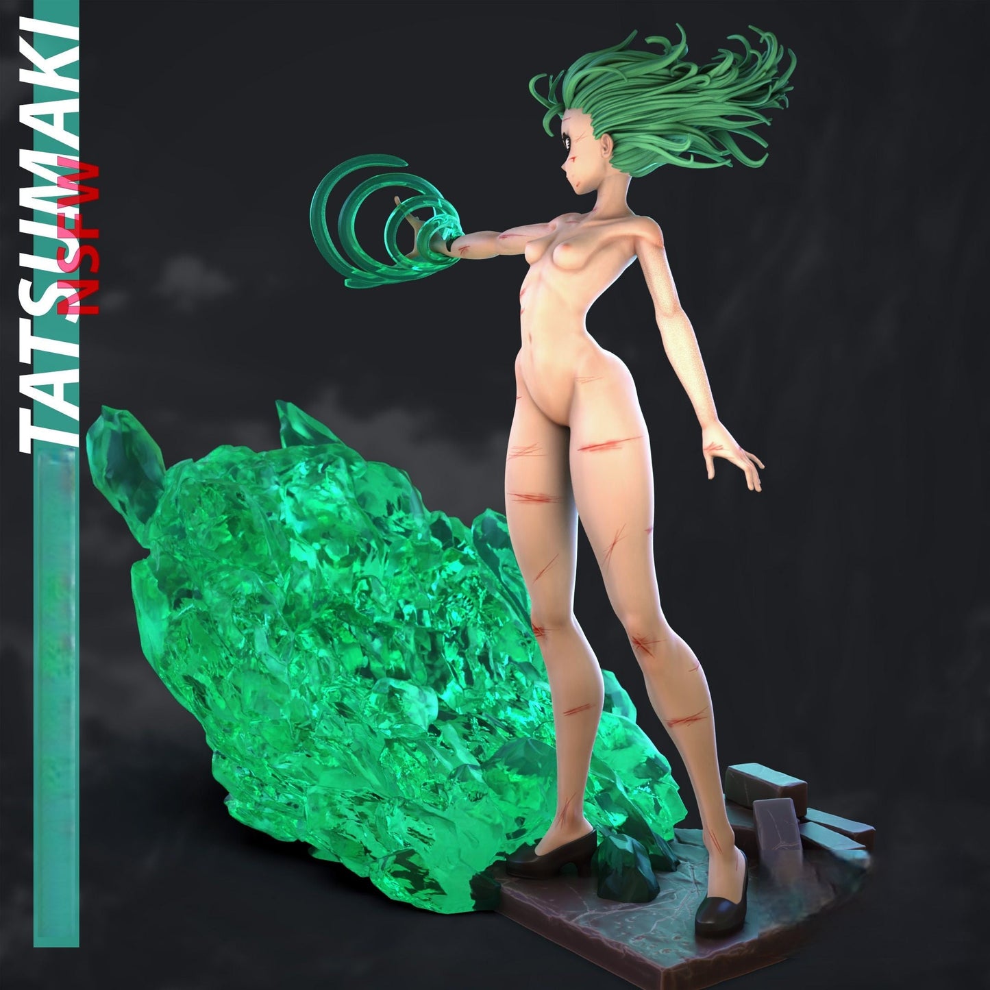 Tatsumaki NSFW - One Punch Man - STL 3D Print Files