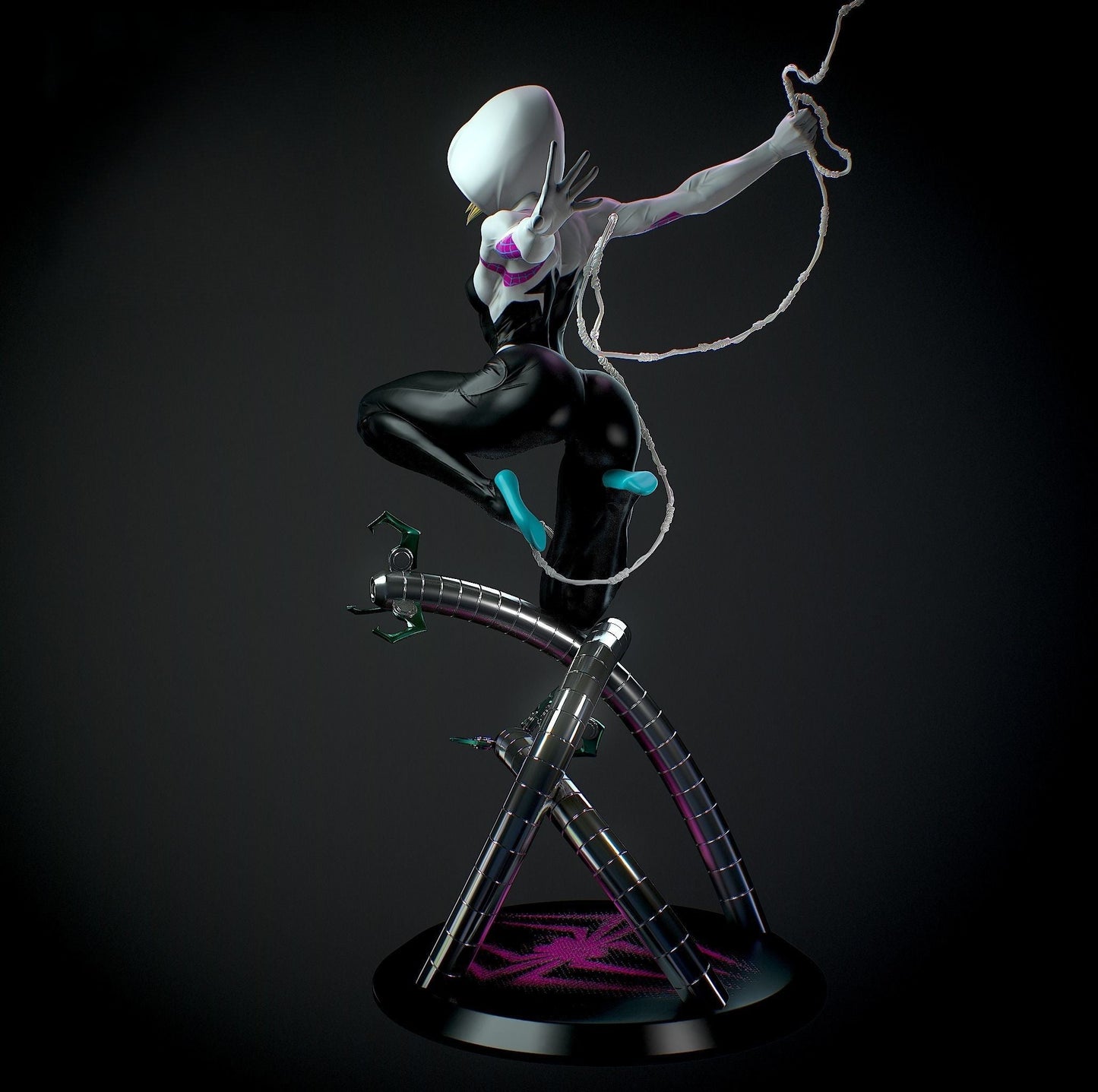 1427 Spider Gwen NSFW - STL 3D Print Files