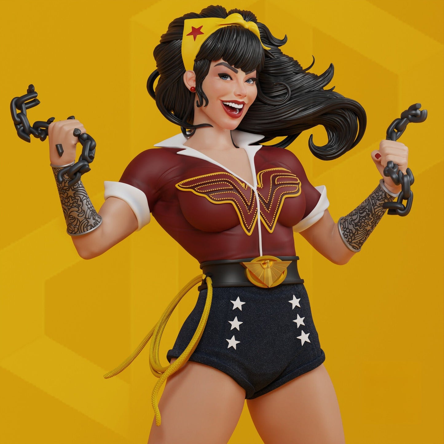 1339 Wonder Woman - DC Bombshells - Diana of Themyscira - STL 3D Print Files