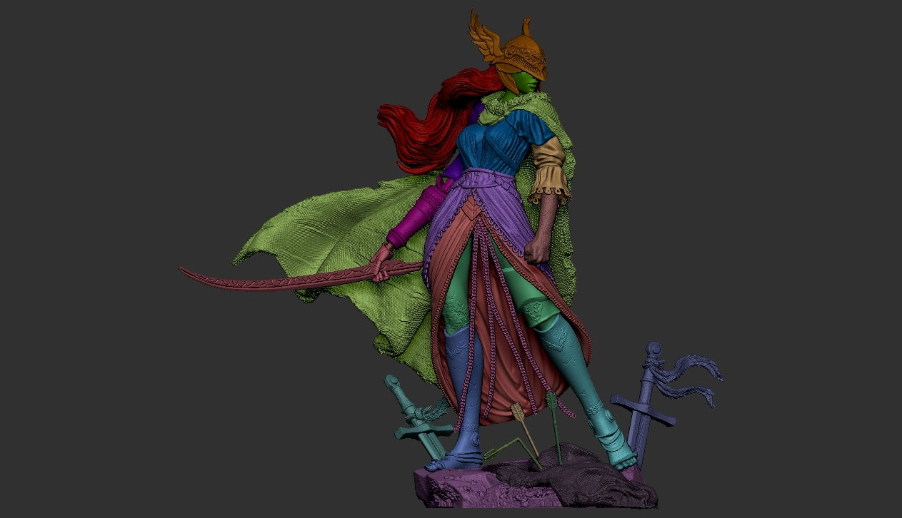 1418 Malenia - Elden Ring - STL 3D Print Files