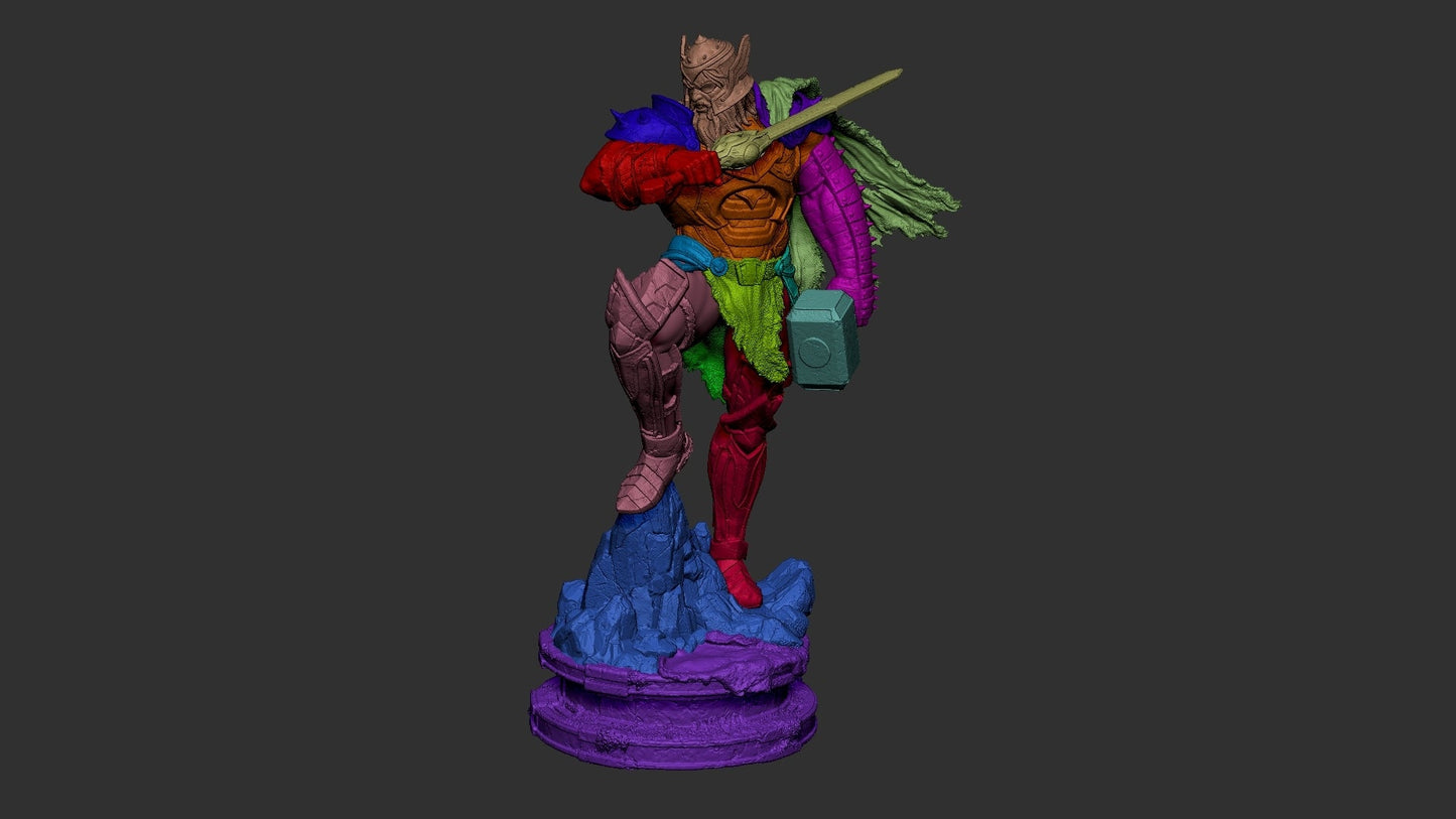 1591 King Thor - Marvel Comics - STL 3D Print Files