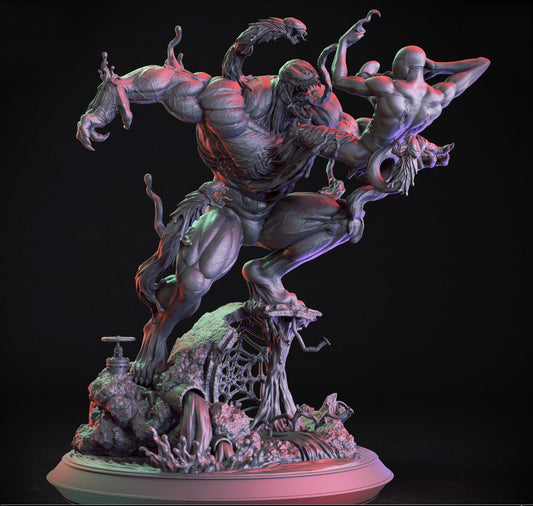 1305 Venom vs Spiderman - Marvel Comics - STL 3D Print Files