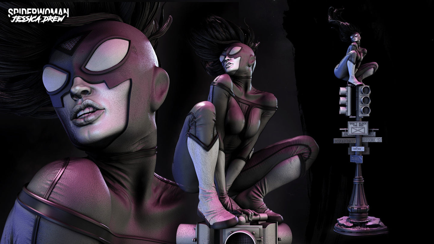 1317 Spider-Woman - Marvel Comics - STL 3D Print Files