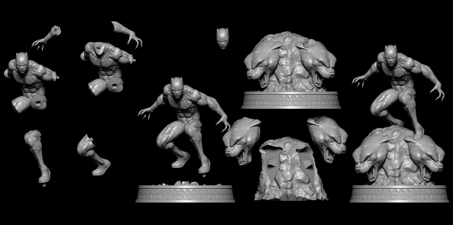 1345 Black Panther - Marvel Comics - STL 3D Print Files