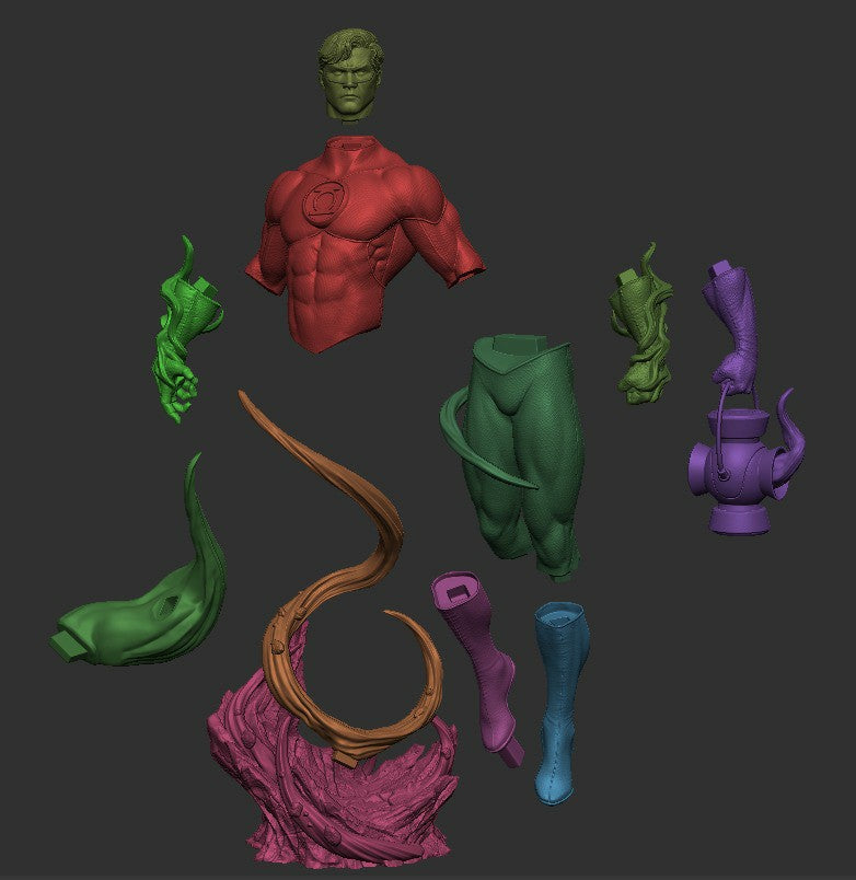 Green Lantern - DC Comics - STL 3D Print Files