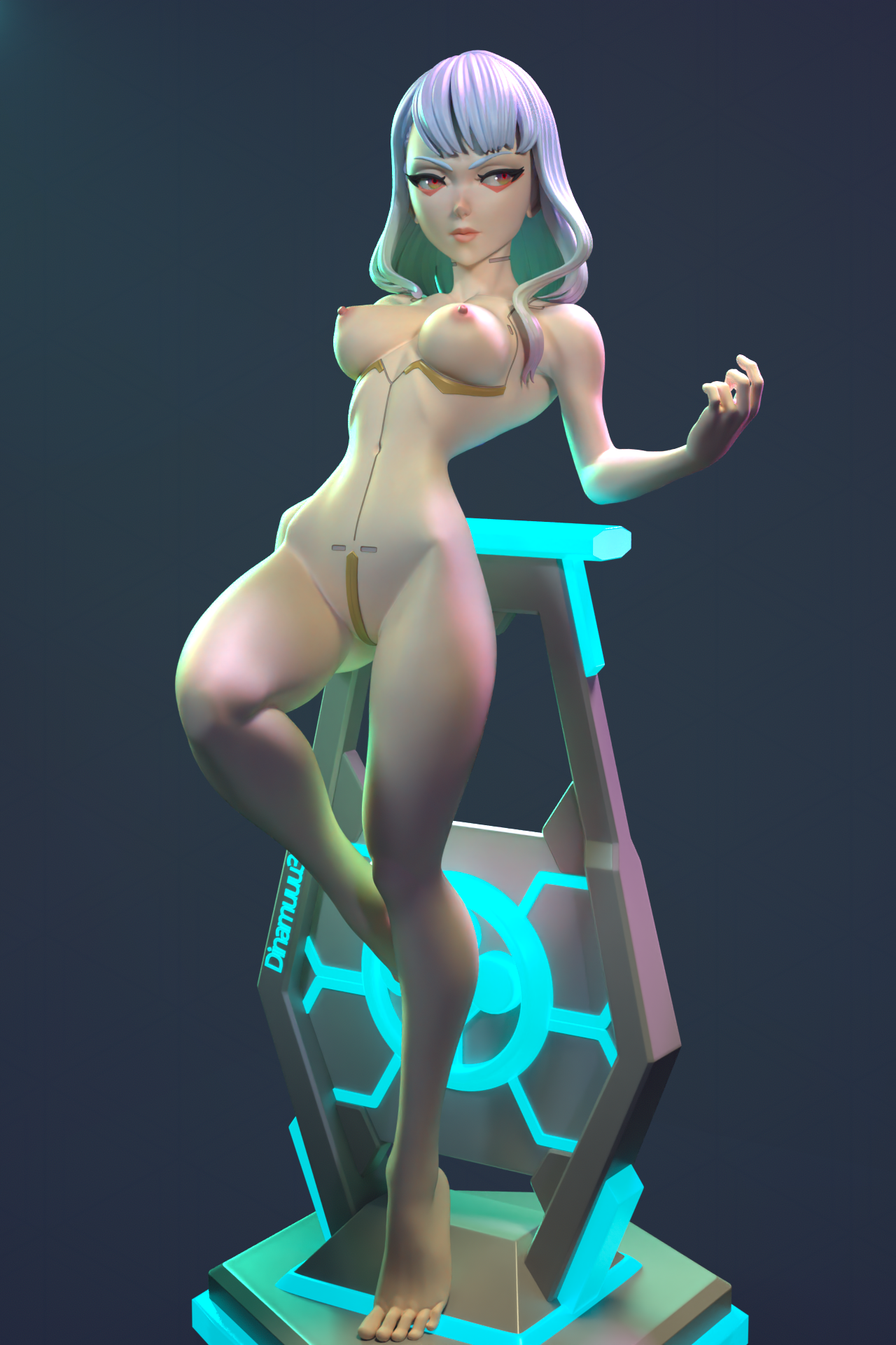 1306 Lucy NSFW - Cyberpunk: Edgerunners - STL 3D Print Files