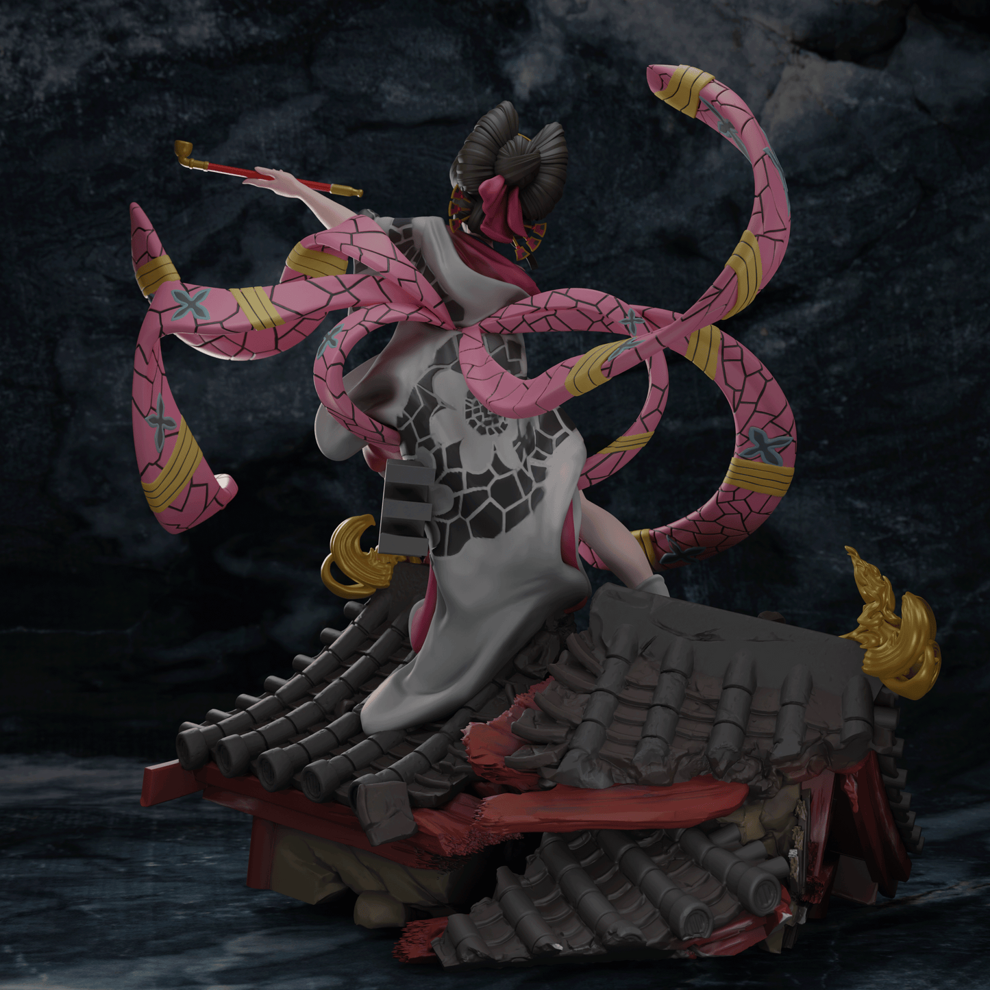 1612 Daki Kimono - Kimetsu no Yaiba - STL 3D Print Files