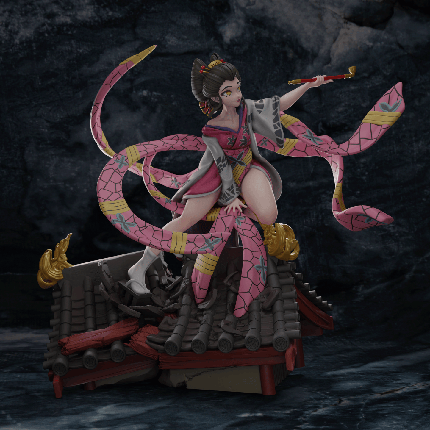 1612 Daki Kimono - Kimetsu no Yaiba - STL 3D Print Files