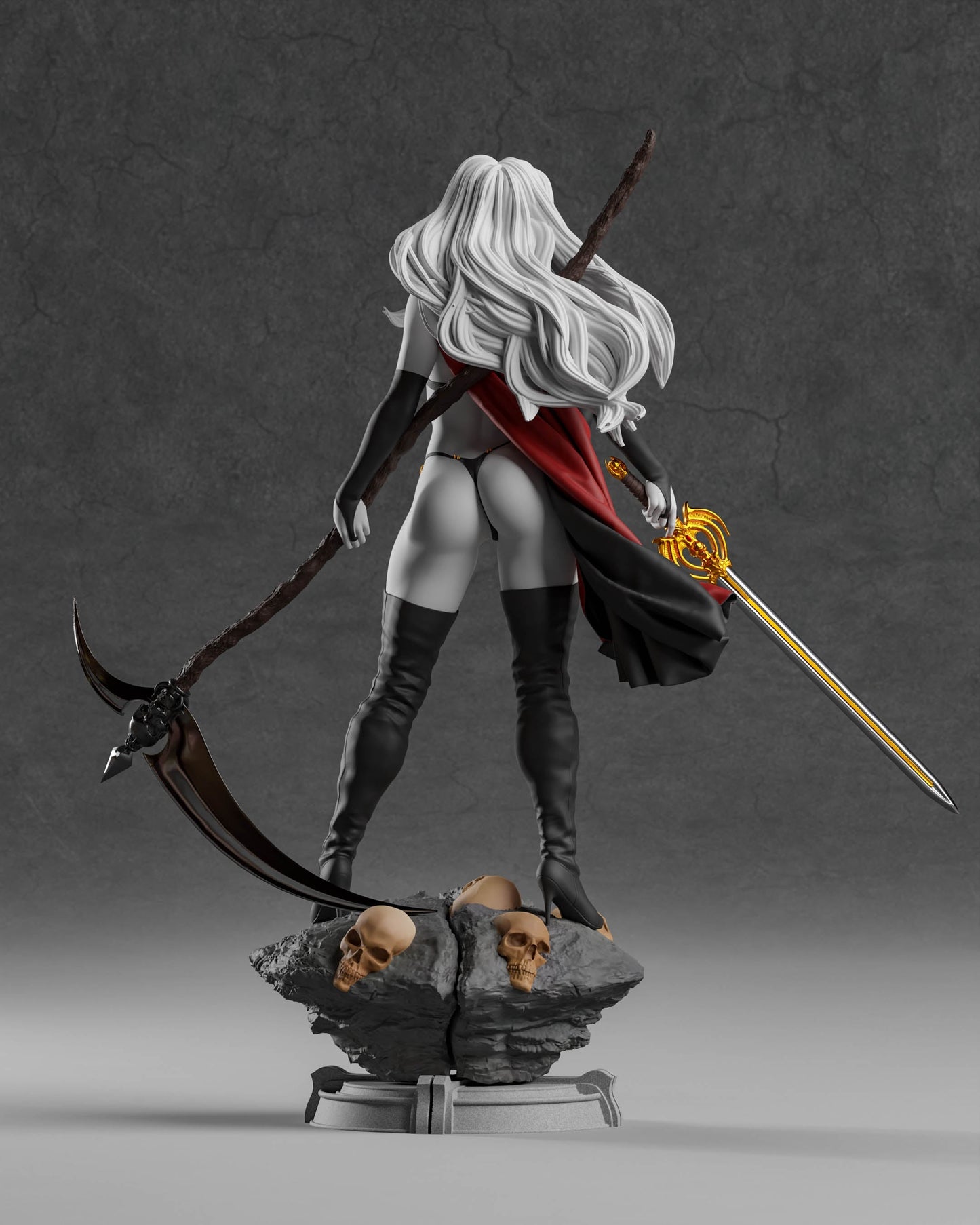 1271 Lady Death NSFW - Marvel Comics - STL 3D Print Files
