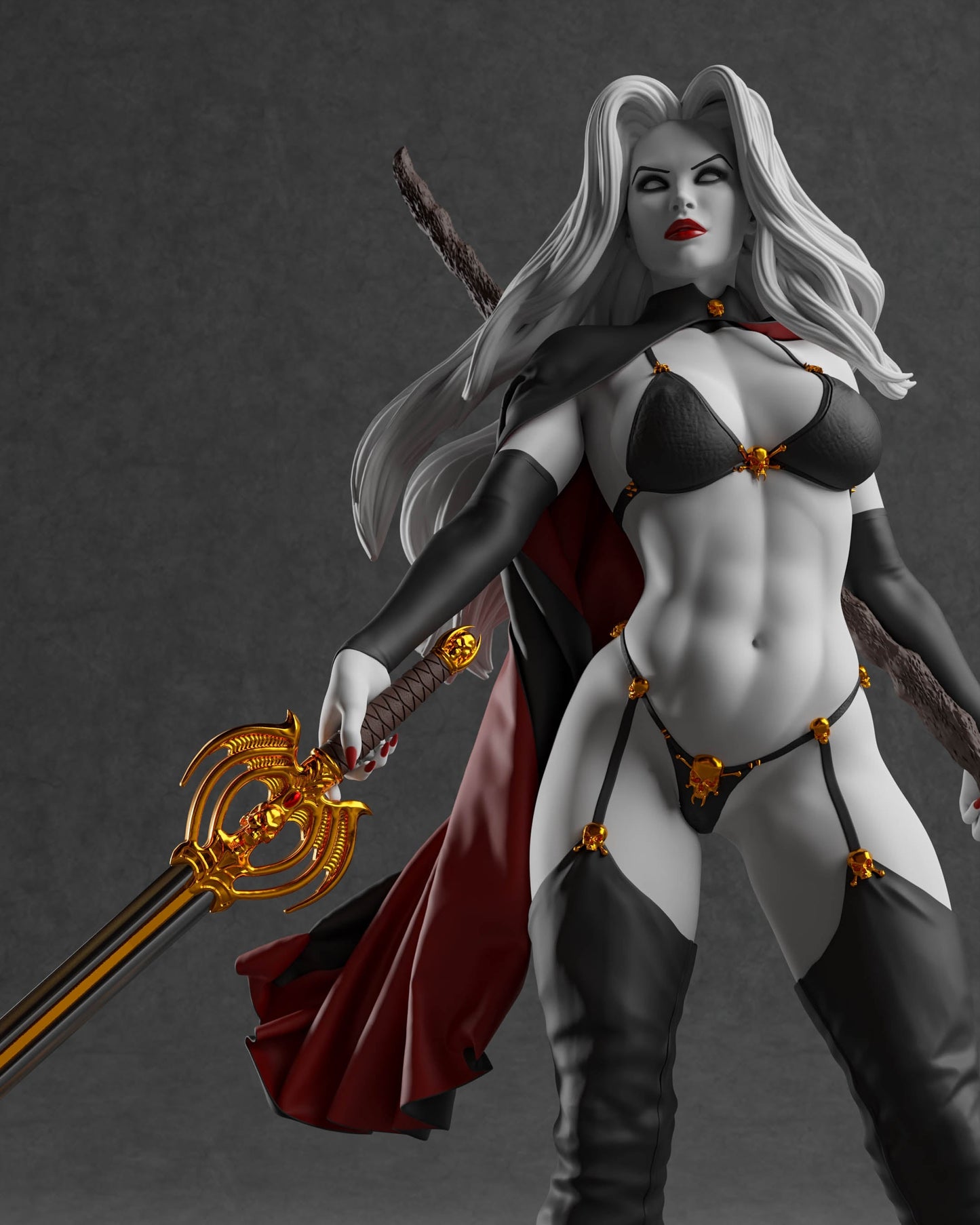 1271 Lady Death NSFW - Marvel Comics - STL 3D Print Files