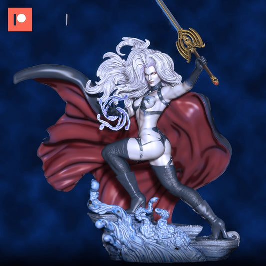 1255 Lady Death NSFW - STL 3D Print Files