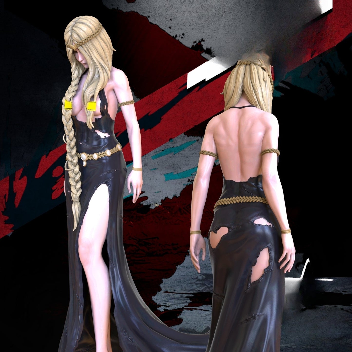 Queen Marika NSFW and Maliketh - Elden Ring - STL 3D Print Files